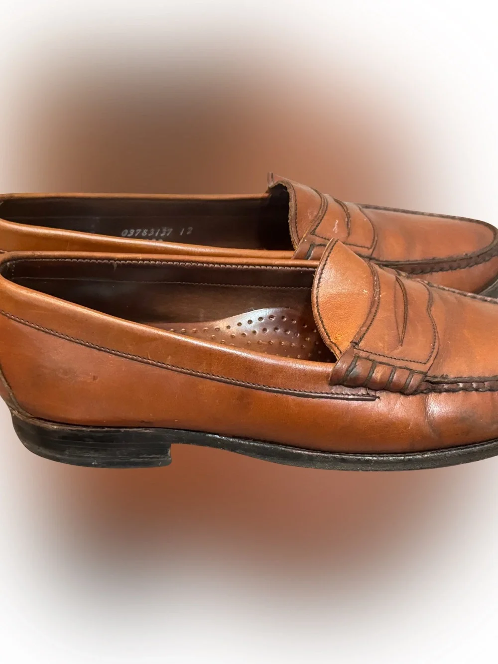 Bostonian Classic Men's Brown Leather Penny Loafers Size 10 D/M